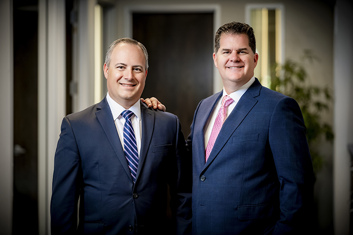 Photo of Attorneys Brent Finch and David Tetzlaff